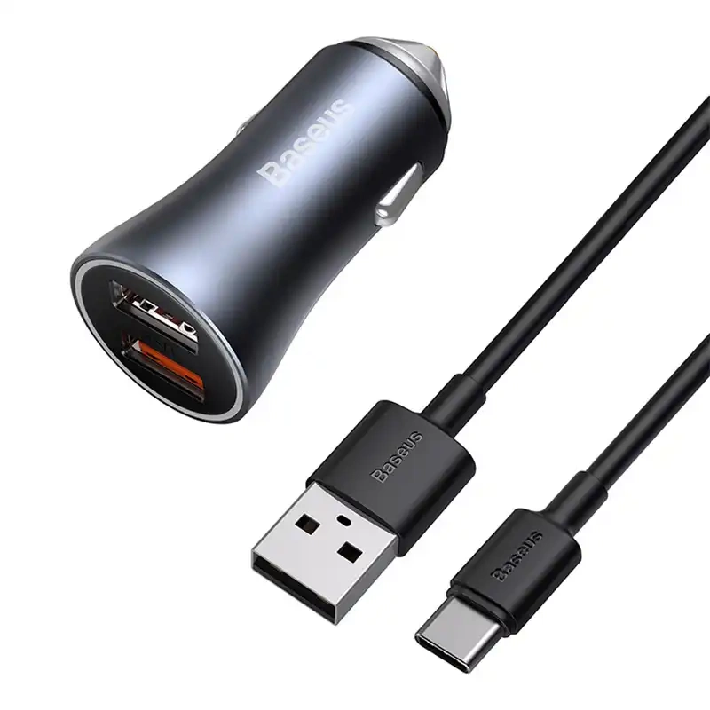 pol_pl_Ladowarka-samochodowa-Baseus-Golden-Contactor-Pro-2x-USB-40W-szara-kabel-USB-do-USB-C-1m-czarny-20208_3.webp